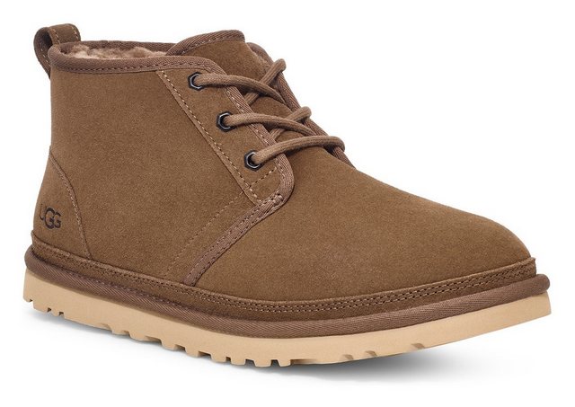 UGG Neumel Schnürboots, Chukka Boot, Freizeitschuh mit lässiger 3-Loch Schnürung (taupe)