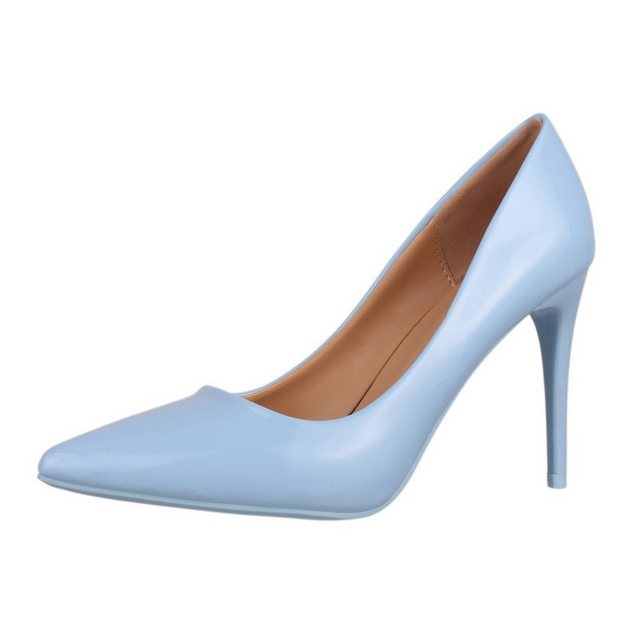 Elara Damen Pumps High-Heel-Pumps (Hellblau)