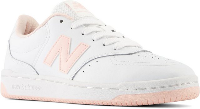 New Balance BBW80 Sneaker von dem New Balance 550 inspiriert (weiß-rosa)