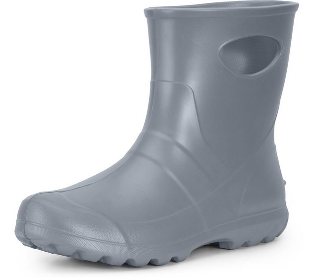 Ladeheid Herren federleichte EVA Gummistiefel LA-751/753 Gummistiefel (silberfarben)