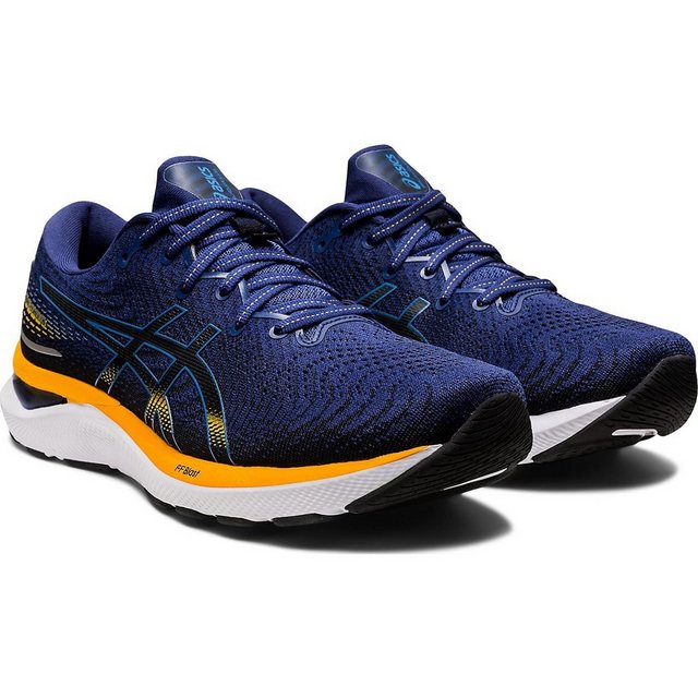 Asics »Gel-cumulus 24 Laufschuhe« Laufschuh (blau/orange)