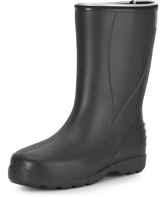 Ladeheid EVA leichte Regenstiefel wasserdichte Stiefel für Frauen Gummistiefel Damen perfekte Regenschuhe für Garten Ausflug Outdoor (Graphite 9490)