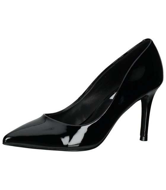 STEVE MADDEN Pumps Lederimitat High-Heel-Pumps (Schwarz Lack)