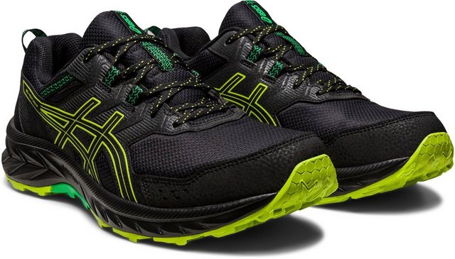 Asics GEL-VENTURE 9 Laufschuh (schwarz-gelb-grün)