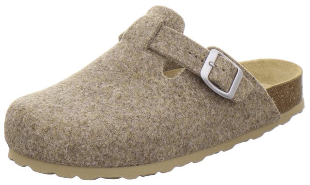 AFS-Schuhe 26900 Hausschuh für Damen aus Filz mit Fußbett, Made in Germany (natur)