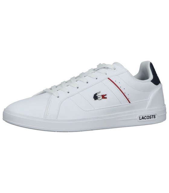 Lacoste Sneaker Leder/Textil Sneaker (blau|weiß)