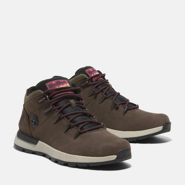 Timberland SPRINT TREKKER MID LACE UP SNEAKER Schnürboots (DARK BROWN NUBUCK)