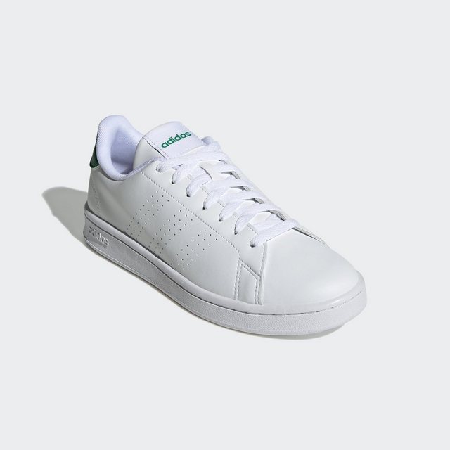 adidas Sportswear ADVANTAGE Sneaker Design auf den Spuren des adidas Stan Smith (Cloud White / Cloud White / Green)