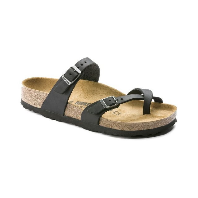 Birkenstock Birkenstock Mayari Fettleder Damen Sandale Hausschuh (schwarz)