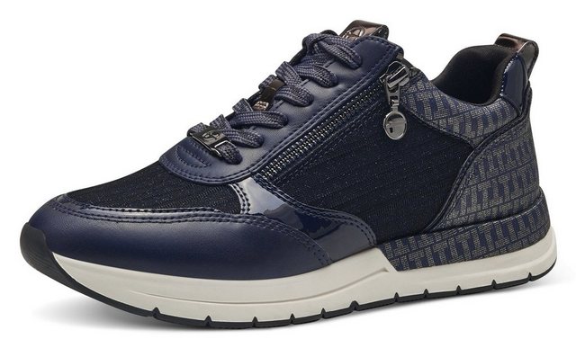 Tamaris Sneaker mit trendigen Metallic-Details (navy kombiniert)