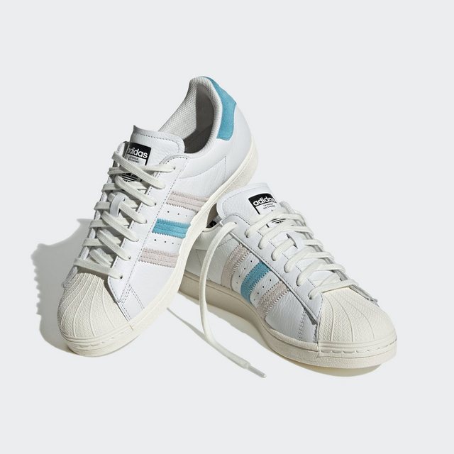 adidas Originals SUPERSTAR Sneaker (Cream White / Preloved Blue / Grey One)