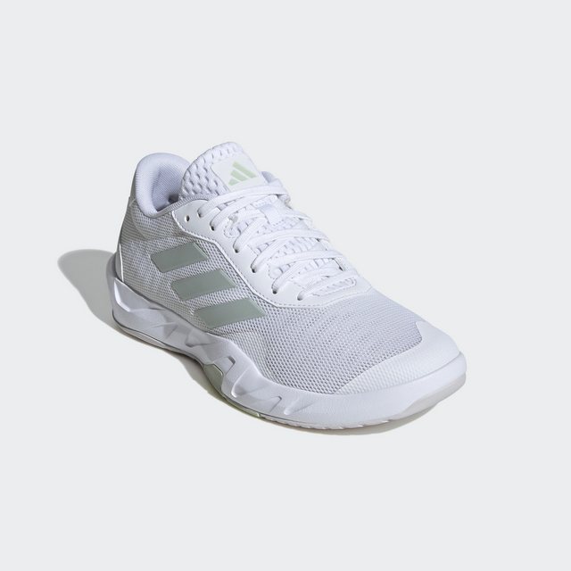 adidas Performance AMPLIMOVE TRAINER Trainingsschuh (Cloud White / Linen Green Metallic / Dash Grey)