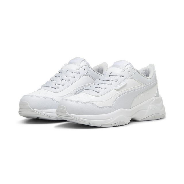 PUMA Cilia Mode Sneakers Damen Laufschuh (Silver Mist White Gray)