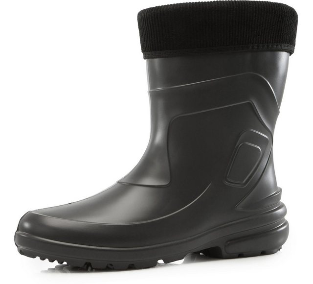 Ladeheid EVA Thermo Regenstiefel Damen LA-800-2017 Gummistiefel mit herausnehmbares Innenfutter (Graphite/Schwarz)