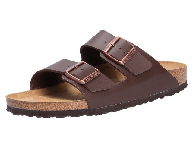 Birkenstock ARIZONA SCHMALE FORM Pantolette Weiches Obermaterial (braun)