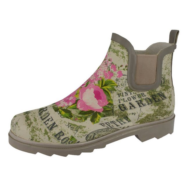 Beck Kurzschaft Gummistiefelette mit verschiedenen Prints (869 Landlust)