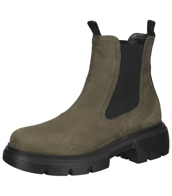 Paul Green Stiefelette Nubukleder Ankleboots (grün)