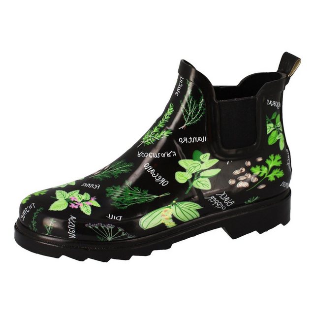 Beck Kurzschaft Gummistiefelette mit verschiedenen Prints (852 Spicy)