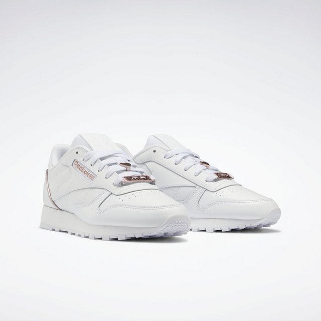 Reebok Classic CLASSIC LEATHER Sneaker (FTWWHT-QUAMET-FTWWHT)