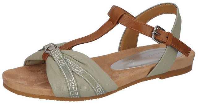 TOM TAILOR Sandalette mit verstellbarer Schnalle (helloliv)