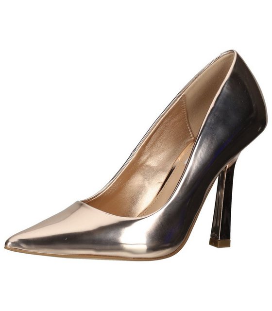 STEVE MADDEN Pumps Lederimitat High-Heel-Pumps (goldfarben)