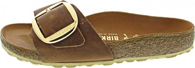 Birkenstock »Madrid Big Buckle« Pantolette (braun)