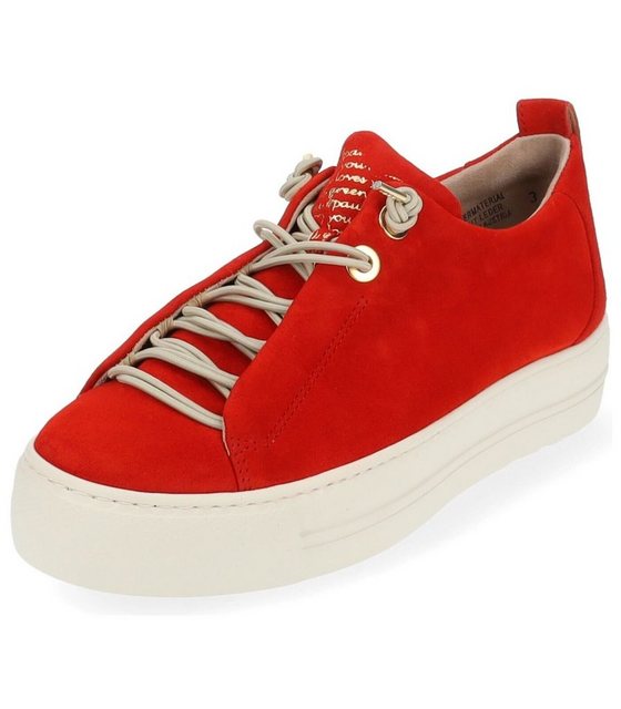 Paul Green Sneaker Veloursleder Sneaker (Rot)