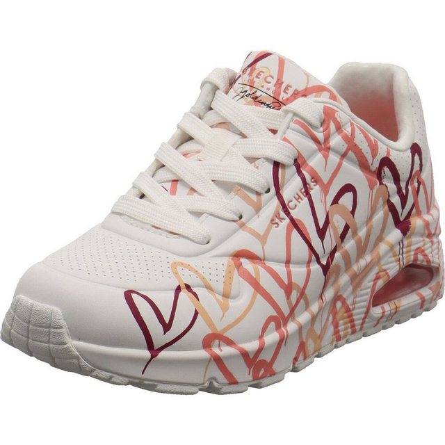 Skechers UNO Spread the Love Sneaker (weiß-rosa)