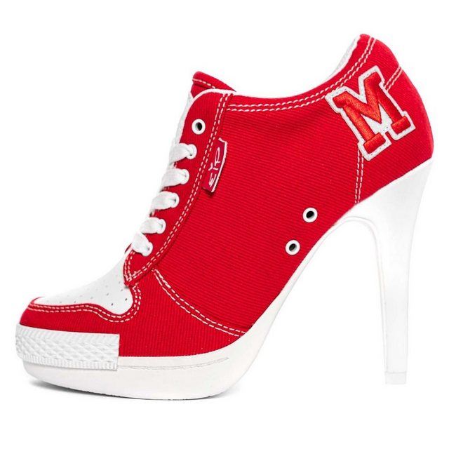 Missy Rockz COLLEGE ROCKZ - M just red High-Heel-Stiefelette Absatzhöhe: 8,5 cm (rot)