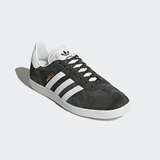 adidas Originals GAZELLE Sneaker (Dgh Solid Grey / White / Gold Metallic)