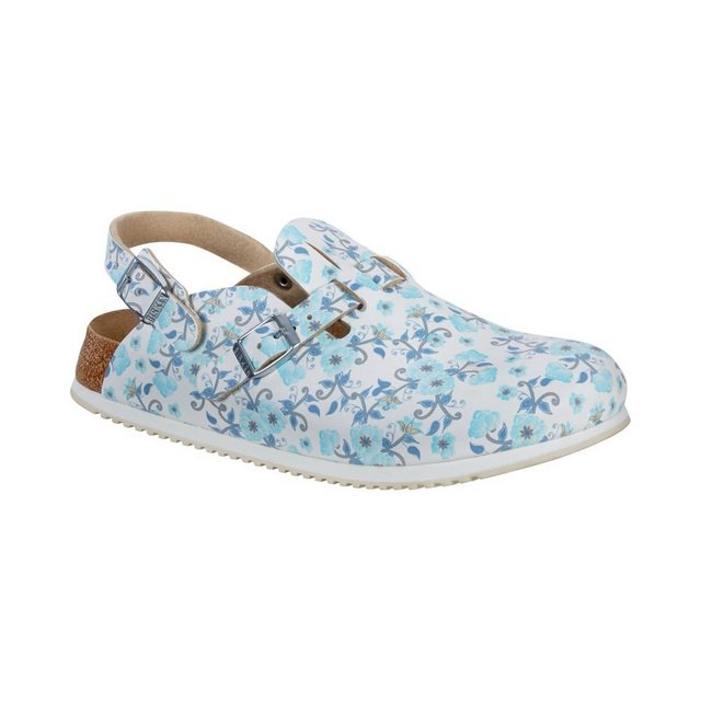 Birkenstock Birkenstock Kay SL Damen Clogs Hausschuh (Blooming Roses Blue (Schmal))