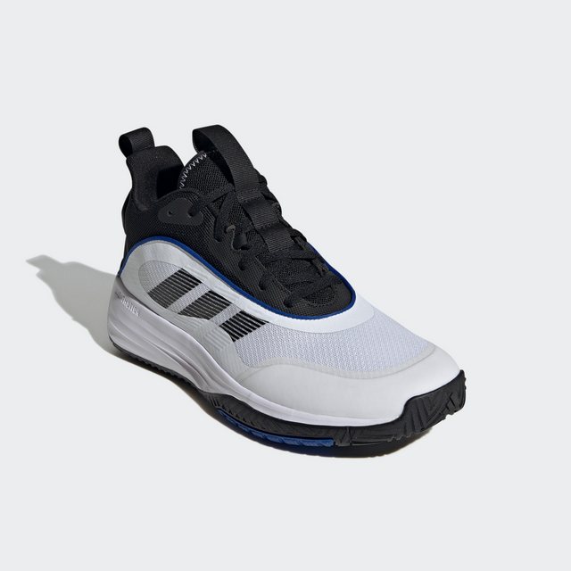 adidas Sportswear OWN THE GAME 3 Basketballschuh (Cloud White / Core Black / Royal Blue)