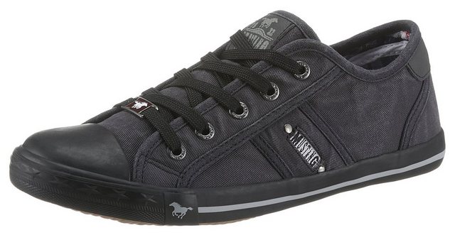 Mustang Shoes Sneaker im Used-Look (anthrazit-schwarz)