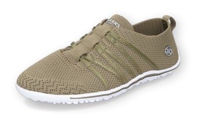 Dockers by Gerli Barfußschuh Schlupfschuh, Sneaker, Sommerschuh in lässiger Strick-Optik (khaki)