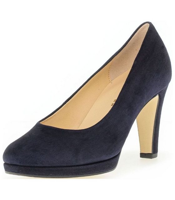 Gabor »Pumps Veloursleder« High-Heel-Pumps (blau)