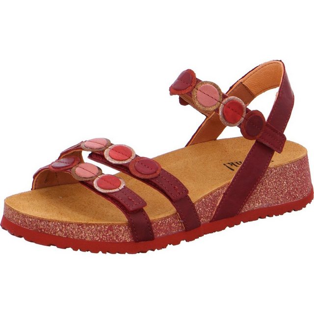 Think! Think! Schuhe, Sandalette Koak - Glattleder Sandalette (rot)