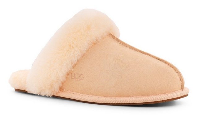 UGG »Scuffette II« Hausschuh mit Fellkragen (pfirsich)