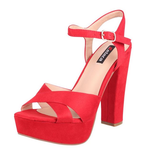 Elara Damen Pumps High-Heel-Pumps (Rot)