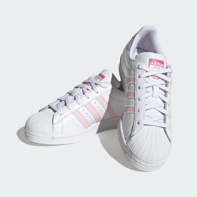 adidas Originals SUPERSTAR Sneaker (Cloud White / Clear Pink / Pulse Magenta)