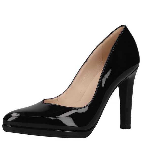 Peter Kaiser Pumps Leder High-Heel-Pumps (Schwarz Lack)