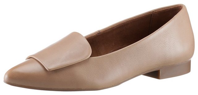 Paul Green Ballerina Flats, Business Schuh in spitzer Form (hellbraun)