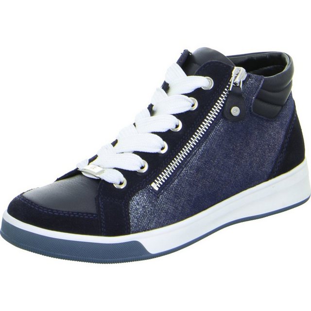 Ara Ara Schuhe, Sneaker Rom - Glattleder Damen Sneaker (blau 048240)