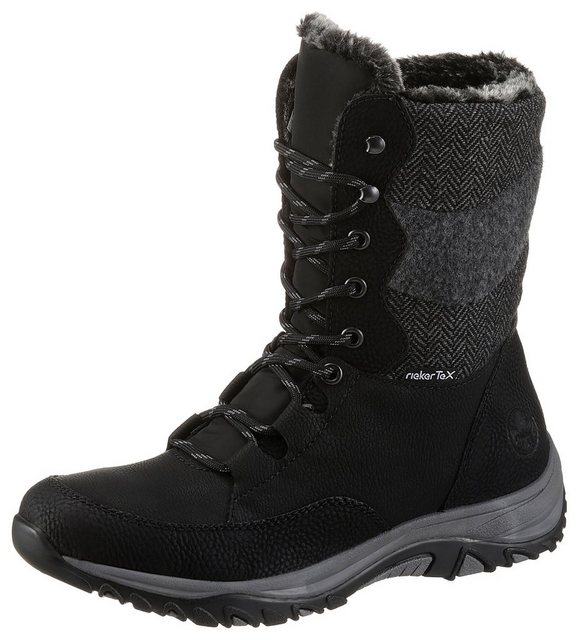 Rieker Winterboots mit kuscheligem Warmfutter (schwarz)