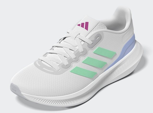 adidas Performance »RUNFALCON 3« Laufschuh (Cloud White / Pulse Mint / Blue Dawn)