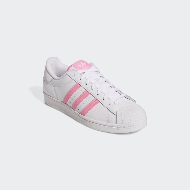 adidas Originals SUPERSTAR Sneaker (FTWWHT-BLIPNK-BLIORA)