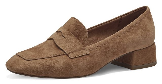 Tamaris Pumps Loafer, Slipper, Business Schuh mit gepolsterter Innensohle (camel)