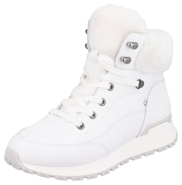 Rieker EVOLUTION Winterboots mit Fellimitat (weiß)