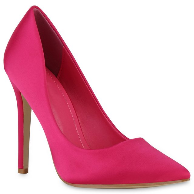 VAN HILL 840035 High-Heel-Pumps Bequeme Schuhe (rosa)