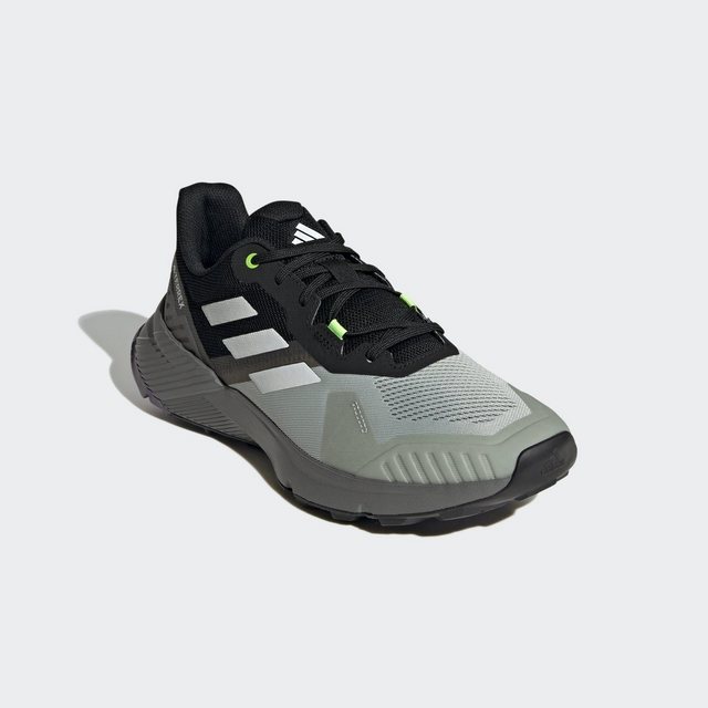 adidas TERREX SOULSTRIDE TRAILRUNNING Laufschuh (Wonder Silver / Crystal White S16 / Lucid Lemon)