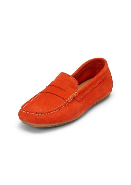 Marc O'Polo mit klassischer Pennyloafer-Spange Mokassin (orange)